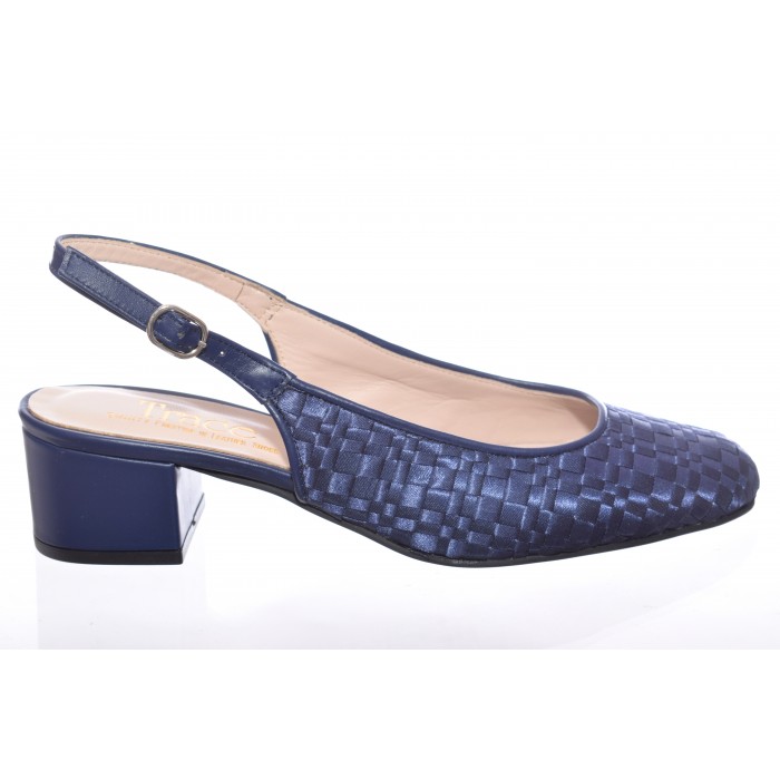 Caprice by Trace Γόβα Sling Back - ψάθινη εμφάνιση