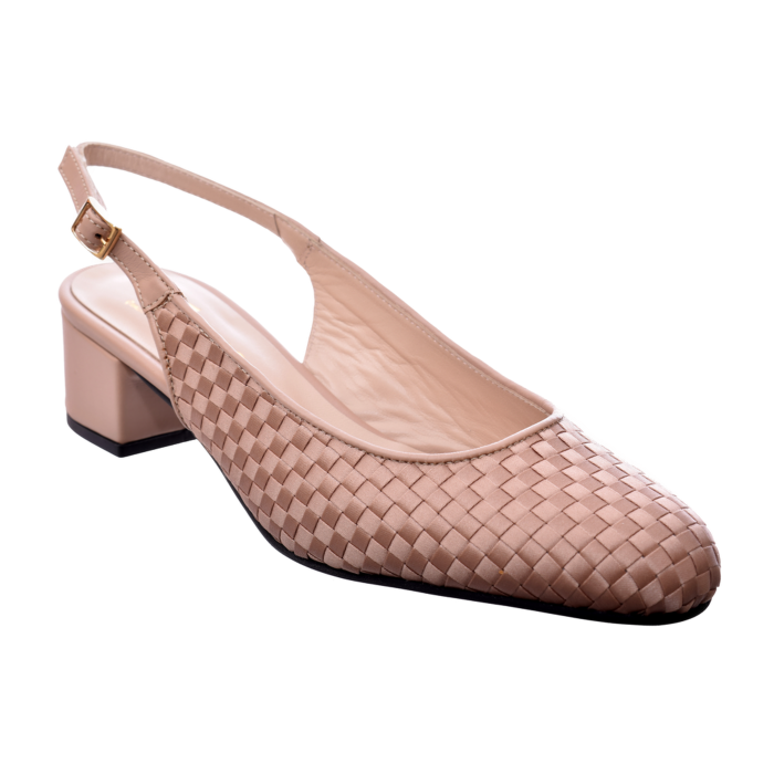 Caprice by Trace Γόβα Sling Back - ψάθινη εμφάνιση