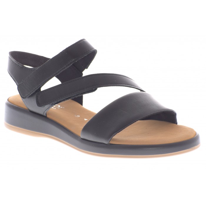 Ανατομικά Πέδιλα - Suede  - Gabor  - GAB-42063-11 - Μαυρο