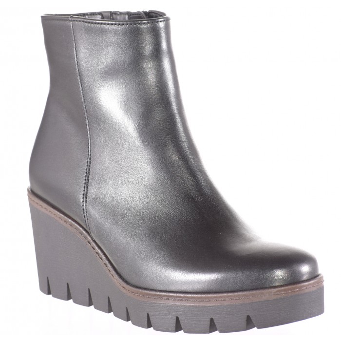 Gabor Δερμάτινο Μποτάκι - GAB.54780 - Μαυρο