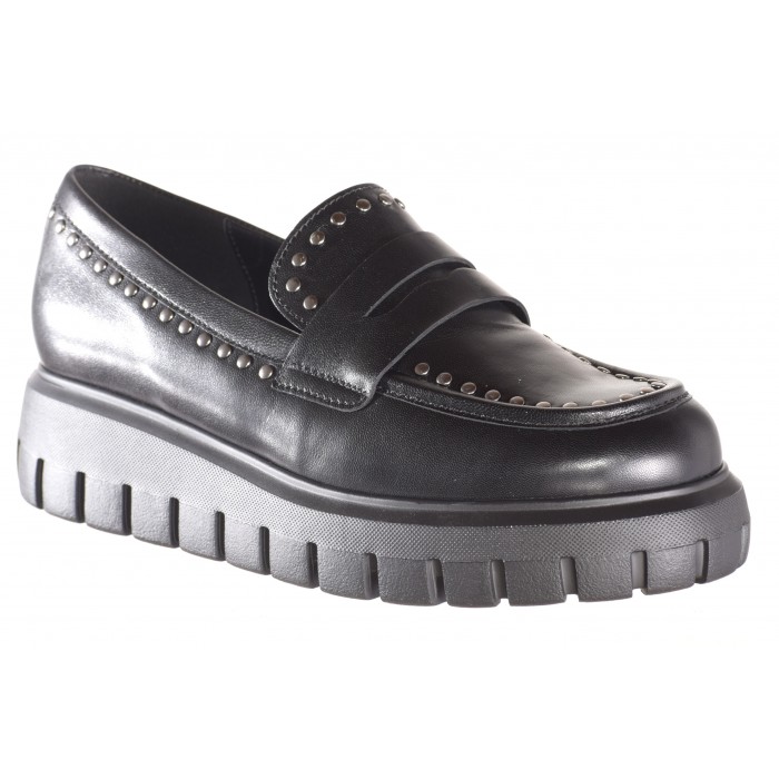 College Loafer Μοκασίνια  - all Leather by Gabor  |  GAB.55303 - Μαυρο