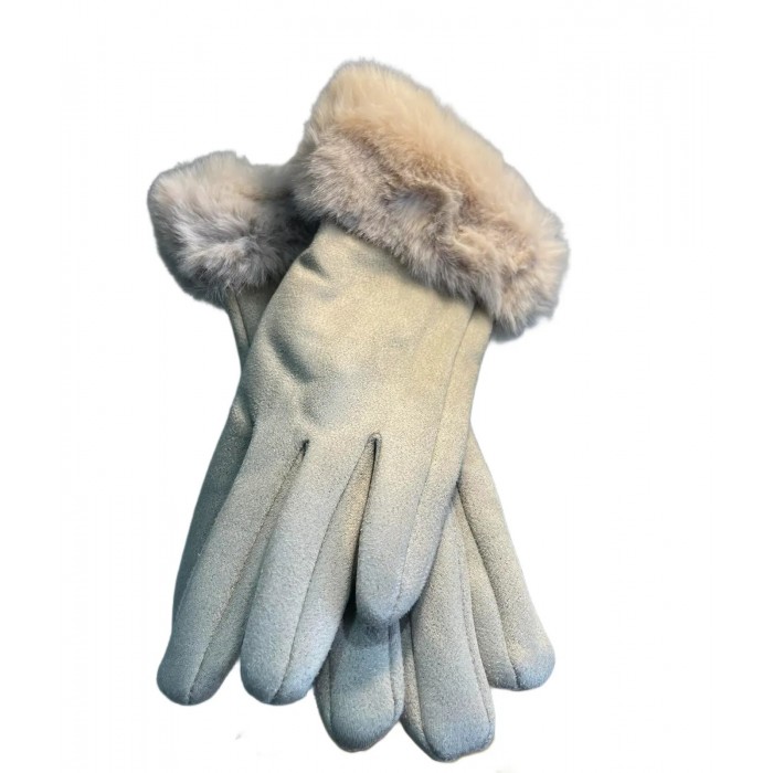 Γυναικεία Γάντια - Καστόρι - Γκρι