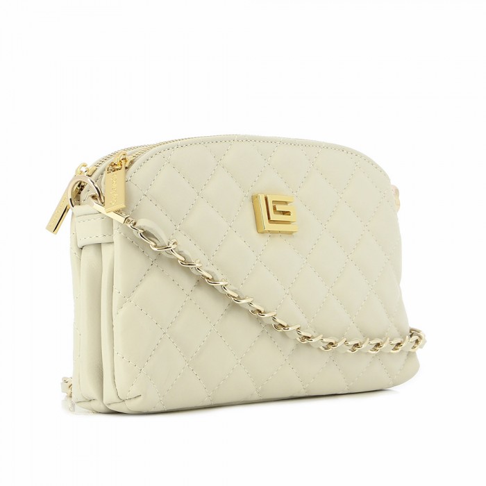 Δερμάτινη τσάντα Guy Laroche  - GL-4201 - Λευκο Δερμάτινη τσάντα Guy Laroche  - GL-4201 - Λευκο
