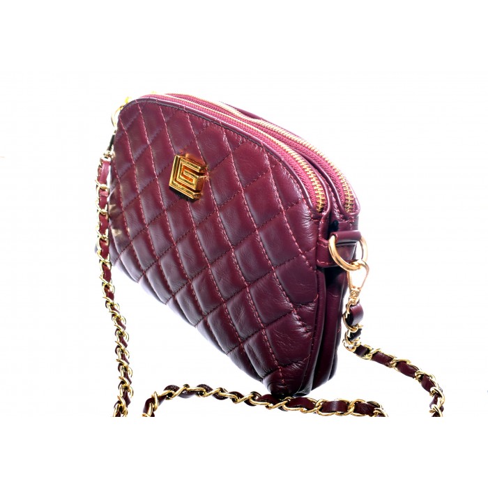 Δερμάτινη τσάντα Guy Laroche  - GL-4201 - Μπορντο