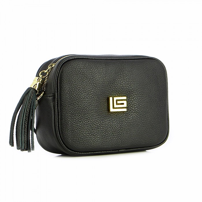 Δερμάτινη τσάντα Guy Laroche Cross Shoulder GL-17 - Μαυρο Δερμάτινη τσάντα Guy Laroche Cross Shoulder GL-17 - Μαυρο
