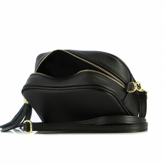 Δερμάτινη τσάντα Guy Laroche Cross Shoulder GL-17 - Μαυρο Δερμάτινη τσάντα Guy Laroche Cross Shoulder GL-17 - Μαυρο