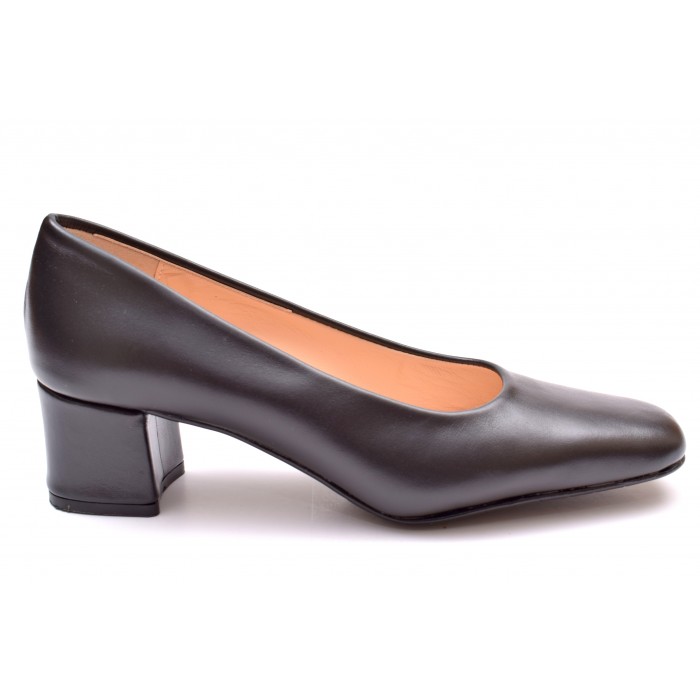 Γόβα Δέρμα - καρέ τακούνι byTrace Art.642-HZ - Μαυρο