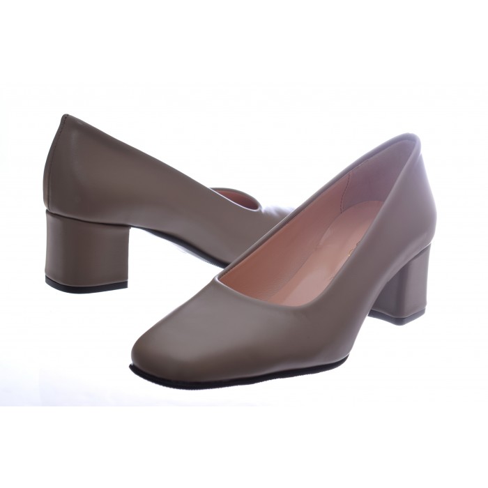 Γόβα Δέρμα - καρέ τακούνι byTrace Art.642-HZ