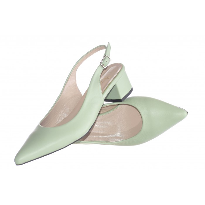 Γόβα Εξώφτερνη Δερμάτινη,  Cardinalle by Trace - 4,5 εκ τακούνι | Tr-0061-HZ