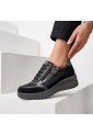 IMAC 205710 Γυναικεία Δερμάτινα Sneakers με Φερμουάρ & Ανατομικό Πέλμα