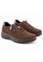 IMAC 206011 Γυναικεία  Sneakers δέρμα Nubuck με Φερμουάρ & Ανατομικό Πέλμα 4 εκ
