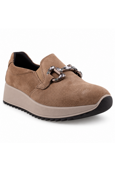 IMAC Γυναικεία Ανατομικά Sneakers Camel Taupe 208351