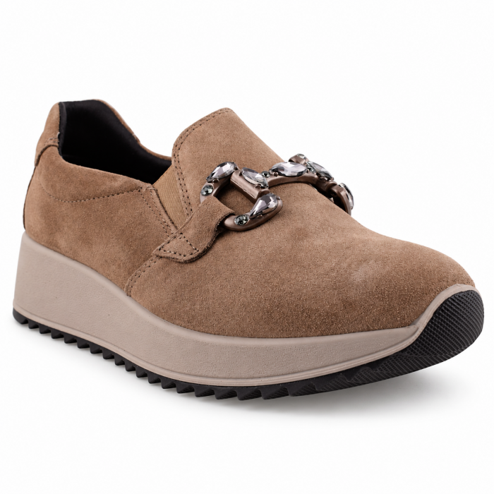 IMAC Γυναικεία Ανατομικά Sneakers Camel Taupe 208351