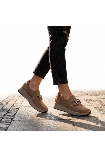 IMAC Γυναικεία Ανατομικά Sneakers Camel Taupe 208351