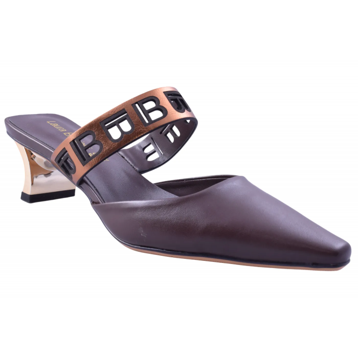 Laura Biagiotti Κομψά Mules 5,0 cm |   LB-9672 - Καφε