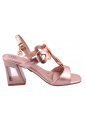 Γυναικεία Πέδιλα Laura Biagiotti 8cm Heel με Περίτεχνο Τακούνι – Metallic Style   LB-9750