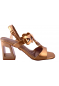 Γυναικεία Πέδιλα Laura Biagiotti 8cm Heel με Περίτεχνο Τακούνι – Metallic Style   LB-9750