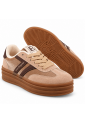 Laura Biagiotti - Γυναικεία Flatform Sneakers Suede Μπεζ  LB-9805