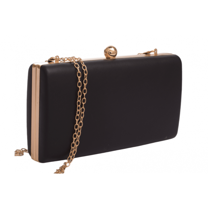 06-L-1-55 Clutch - Μαυρο