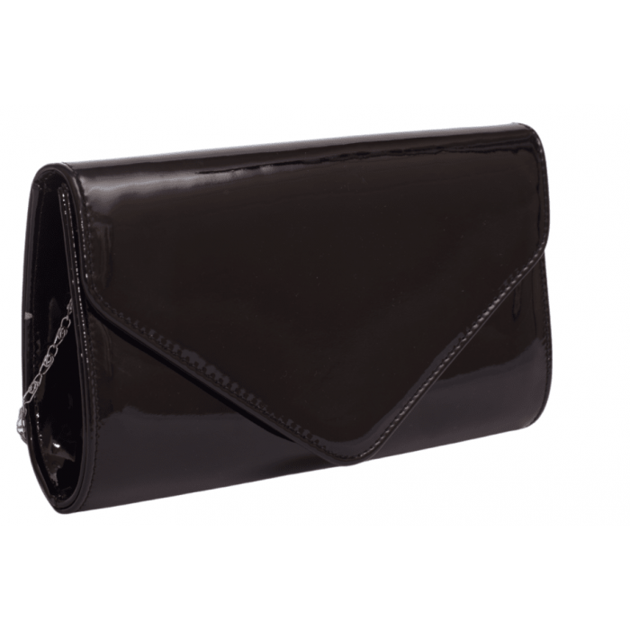 0555-L-2-55  Φάκελος Χειρός -  Λουστρίνι - Μαυρο