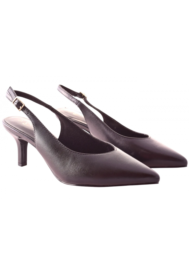 Εξώφτερνες δερμάτινες Γόβες Marco Tozzi με 5,5 cm τακούνι  |   2-29648-46