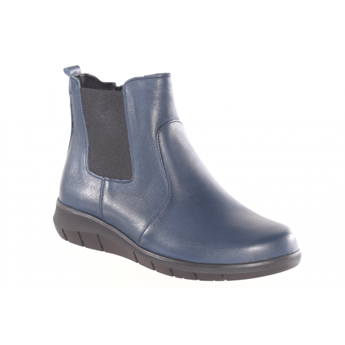 Trace  Δερμάτινο Μποτάκι -  200-MS - Μπλε