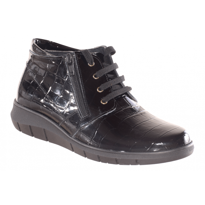 Trace  Δερμάτινο Μποτάκι -  203-MS - Μαυρο Trace  Δερμάτινο Μποτάκι -  203-MS - Μαυρο