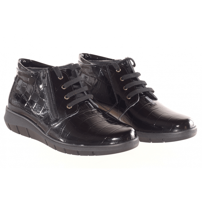 Trace  Δερμάτινο Μποτάκι -  203-MS - Μαυρο Trace  Δερμάτινο Μποτάκι -  203-MS - Μαυρο