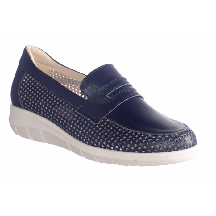 Μοκασίνι Ανατομικό by Trace extra Soft Insole Padding - 204-Ts-MS - Μπλε