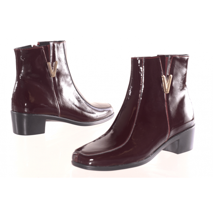 Trace  Δερμάτινο Μποτάκι -  330MS - Μπορντο Trace  Δερμάτινο Μποτάκι -  330MS - Μπορντο