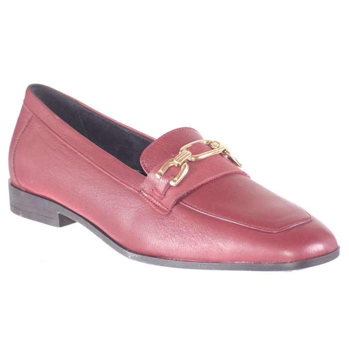 Μοκασίνια Δερμάτινα Ανατομικά  | 500-MS - Μπορντο