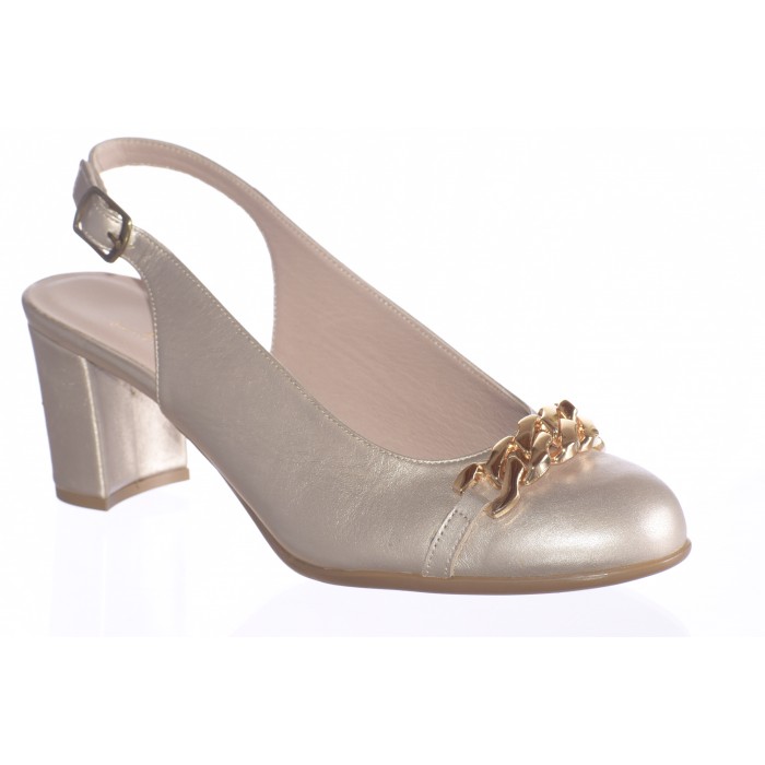 Εξώφτερνη Ανατομική Γόβα by Trace extra Soft Insole Padding  804-MS - Αμμου