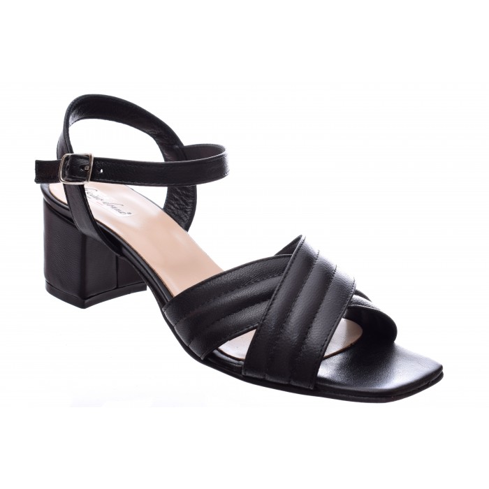 Δερμάτινο πέδιλο REPO 46615-Nero - Μαυρο