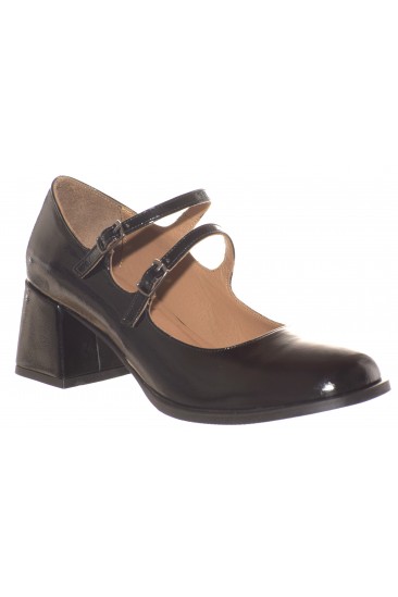  Γόβα Repo με διπλή μπαρέτα  | A50502