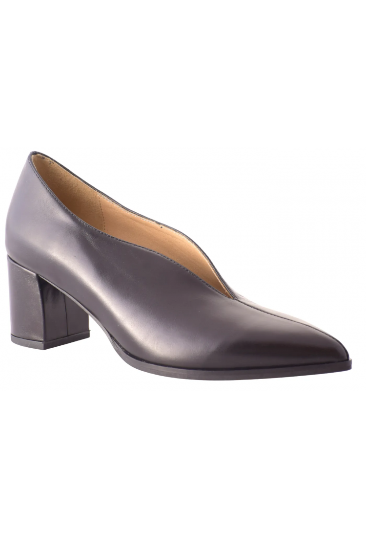 Γόβα Δερμάτινη Ανατομική V τελείωμα  5,5 cm - by  Relax Anatomic | H-55048-B01 Γόβα Δερμάτινη Ανατομική V τελείωμα  5,5 cm - by  Relax Anatomic | H-55048-B01