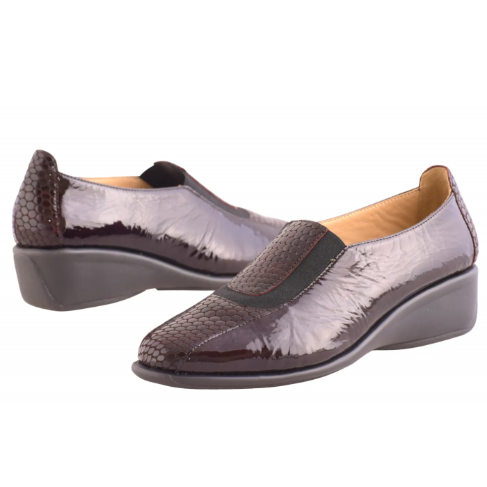 Ανατομικά Δερμάτινα Μοκασίνια by Relax Anatomic    E-4237-653 - Μπορντο