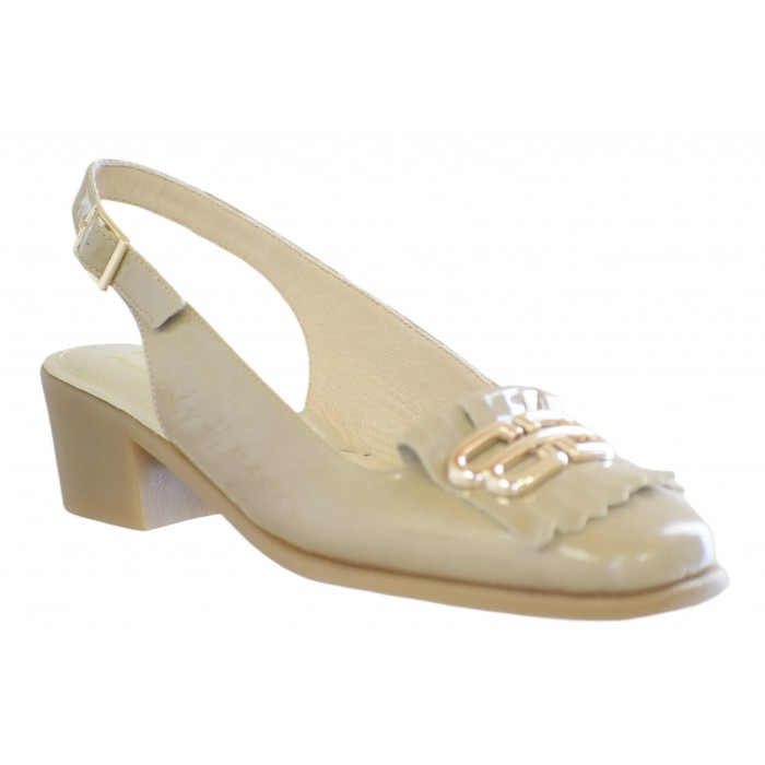 Εξώφτερνη Γόβα  Trace - δέρμα-λουστρίνι 4εκ,   |  E-5284 - Μπεζ Εξώφτερνη Γόβα  Trace - δέρμα-λουστρίνι 4εκ,   |  E-5284 - Μπεζ