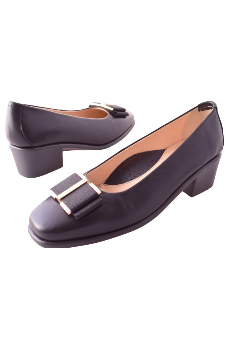 Γόβα  Ανατομική 4,5 cm  γνήσιο μαλακό δέρμα by  Relax Anatomic | E-5713-01