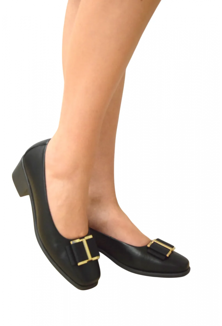 Γόβα  Ανατομική 4,5 cm  γνήσιο μαλακό δέρμα by  Relax Anatomic | E-5713-01