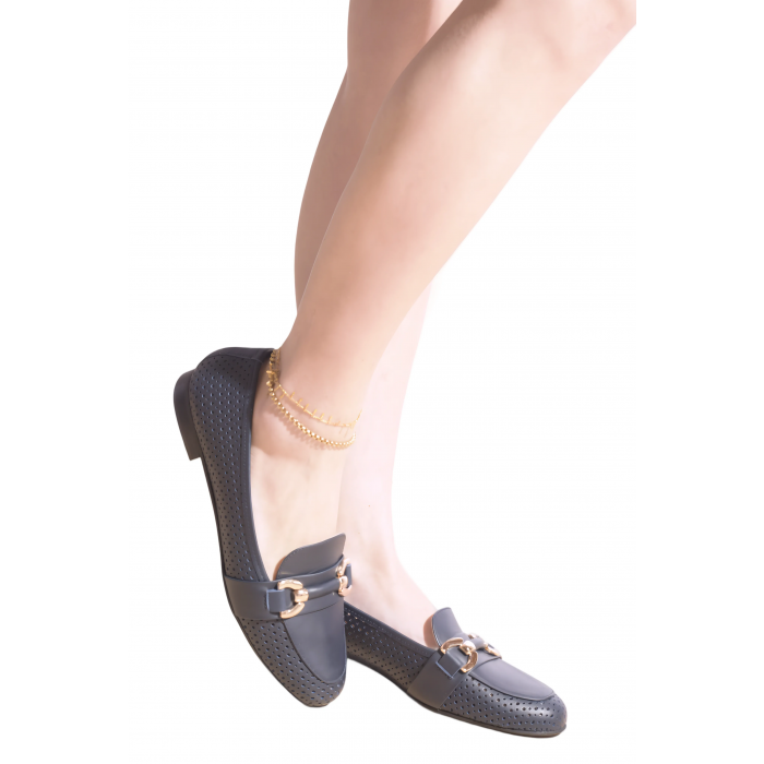 Ανατομικά Δερμάτινα Μοκασίνια by Relax Anatomic  | H-10054 - Μπλε