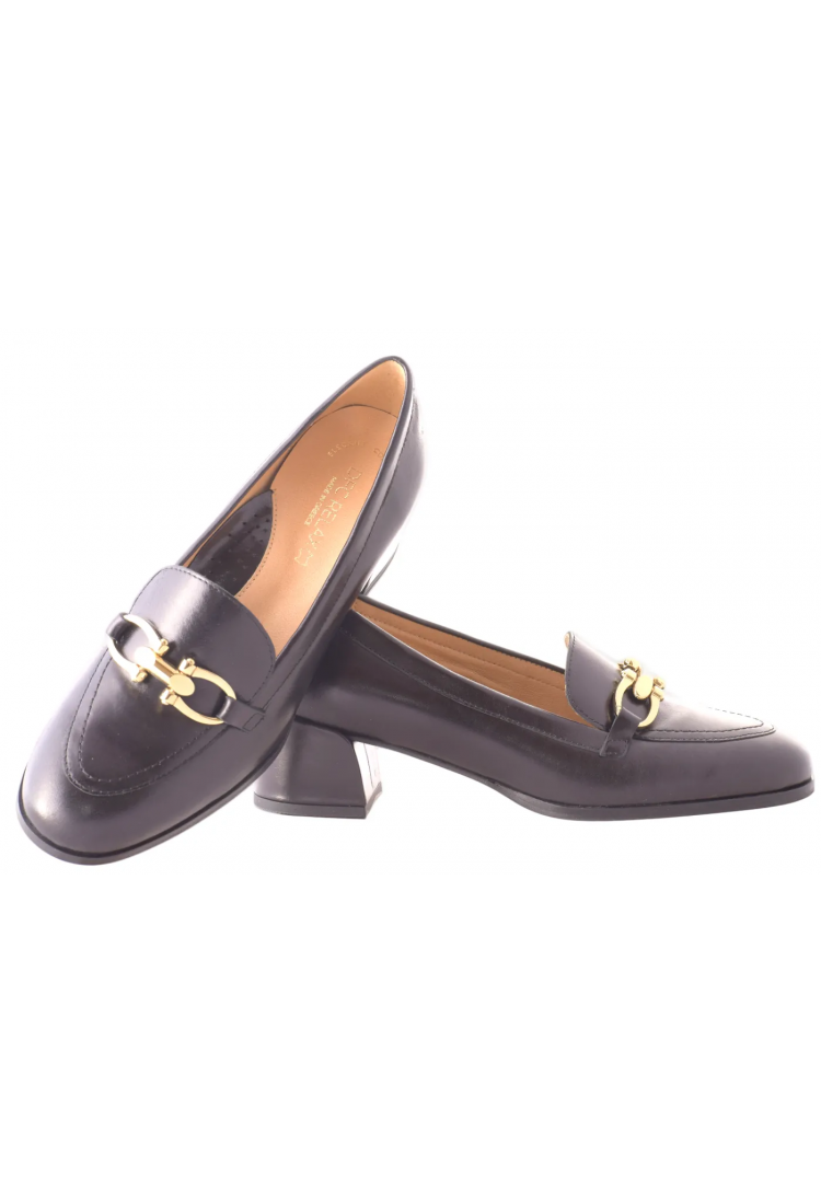 Μοκασίνι  Ανατομικό Δέρμα με αγκράφα   4,0 cm - by  Relax Anatomic | H-40033-B01 Μοκασίνι  Ανατομικό Δέρμα με αγκράφα   4,0 cm - by  Relax Anatomic | H-40033-B01