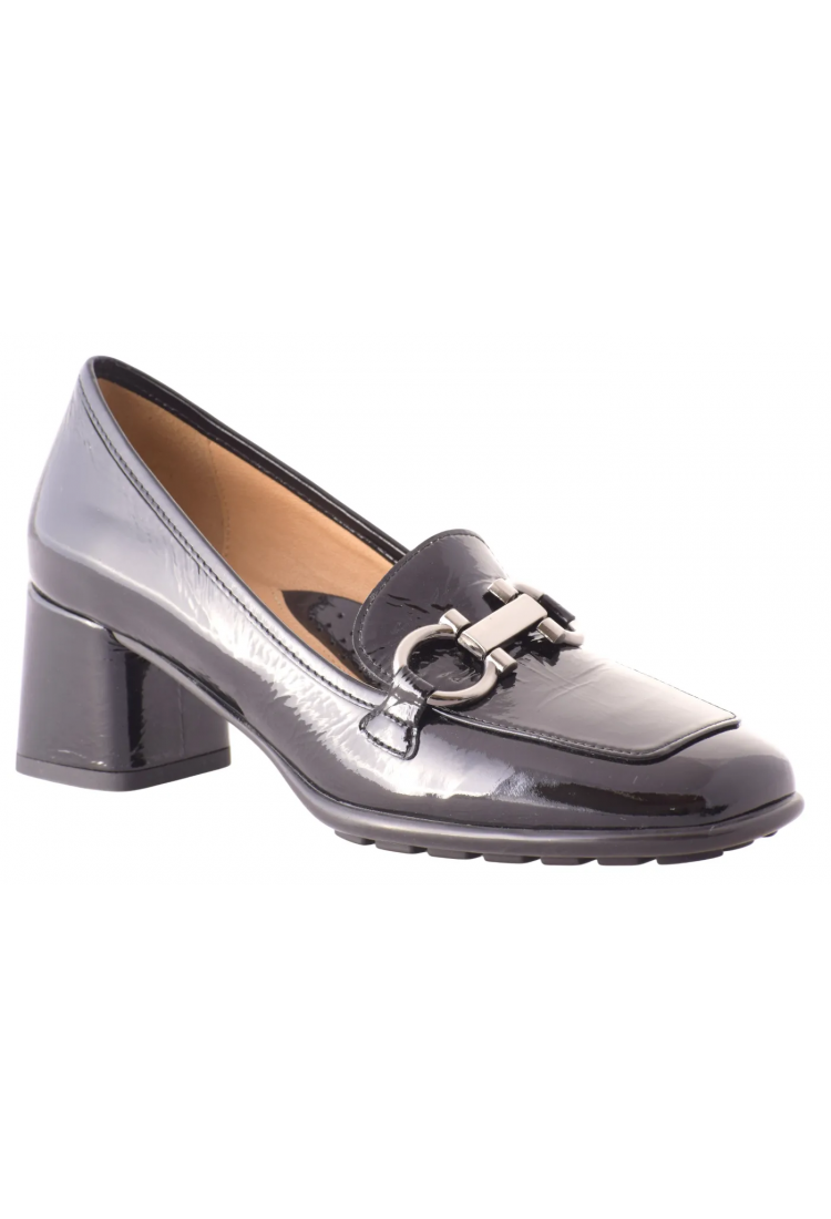 Γόβα Ανατομική Λουστρίνι με αγκράφα και κροκό  λεπτομέρεια,  4,5 cm - by  Relax Anatomic | H-46001-03> Γόβα Ανατομική Λουστρίνι με αγκράφα και κροκό  λεπτομέρεια,  4,5 cm - by  Relax Anatomic | H-46001-03