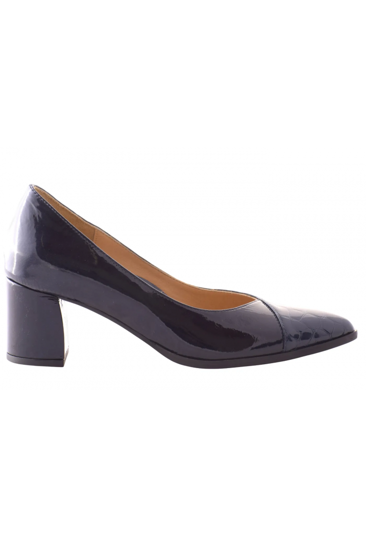 Γόβα Ανατομική Λουστρίνι Κροκό  5,5 cm - by  Relax Anatomic | H-55047-83