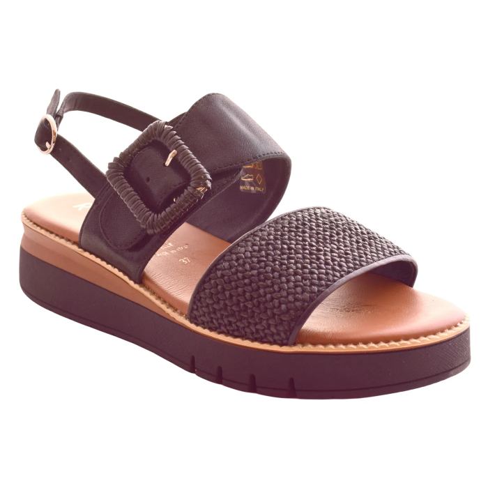 Γυναικεία Δερμάτινα  Πέδιλα  4cm και Ανατομικό Πάτο by Repo | 80264-E6