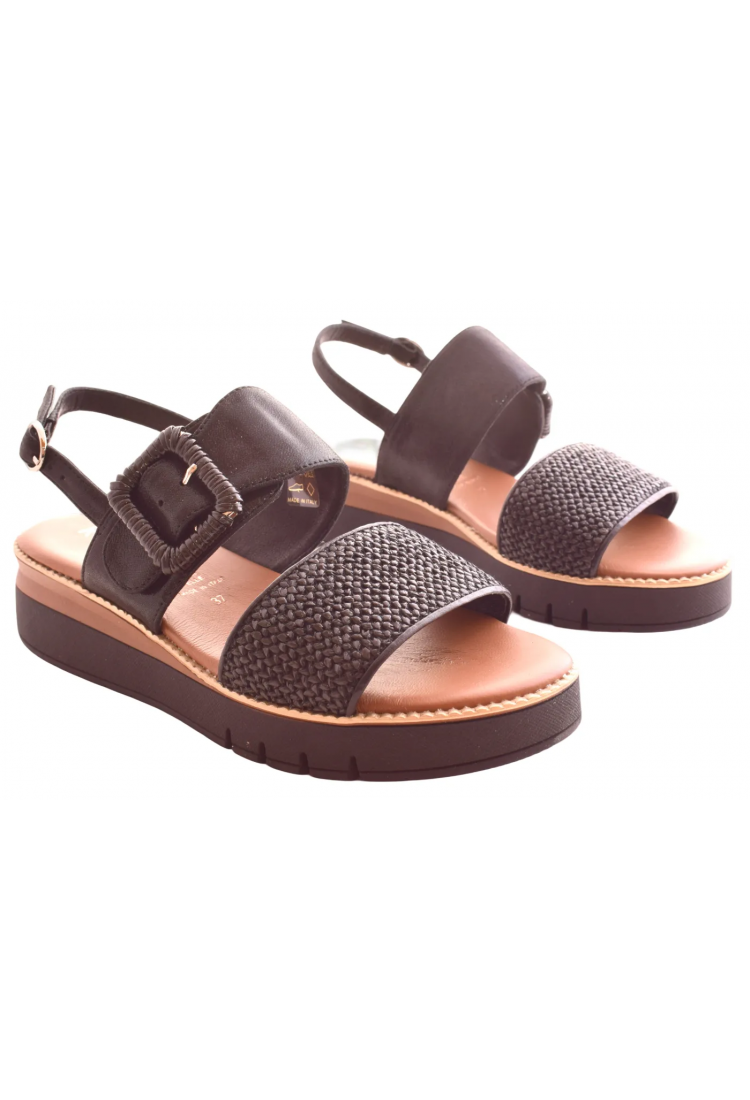 Γυναικεία Δερμάτινα  Πέδιλα  4cm και Ανατομικό Πάτο by Repo | 80264-E6