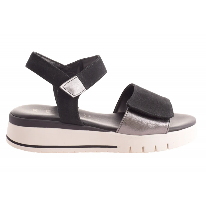 Δερμάτινα Ανατομικά Πέδιλα - by Repo | 81255-E5 - Μαυρο