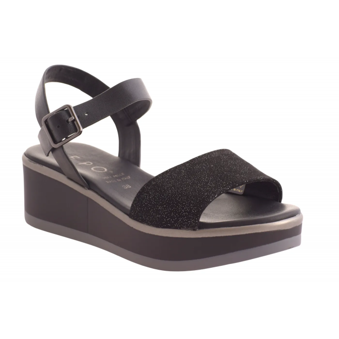 Δερμάτινα Ανατομικά Πέδιλα - by Repo | 83265-E5 - Μαυρο