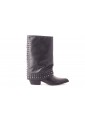 Δερμάτινη Μπότα  Western Style  4 cm by Trace Collection KI-5951
