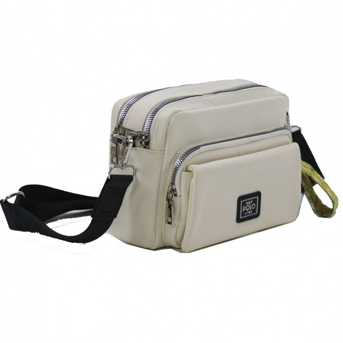 POLO LINE VQF | Γυναικεία Τσάντα ώμου  - 2246 - Λευκο POLO LINE VQF | Γυναικεία Τσάντα ώμου  - 2246 - Λευκο