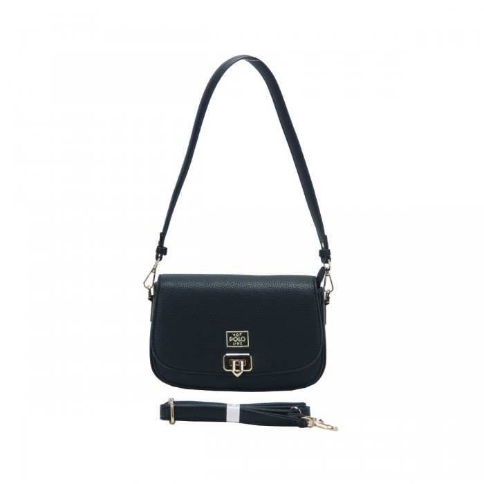 Γυναικεία crossbody - POLO LINE VQF - 2311 - Μαυρο Γυναικεία crossbody - POLO LINE VQF - 2311 - Μαυρο